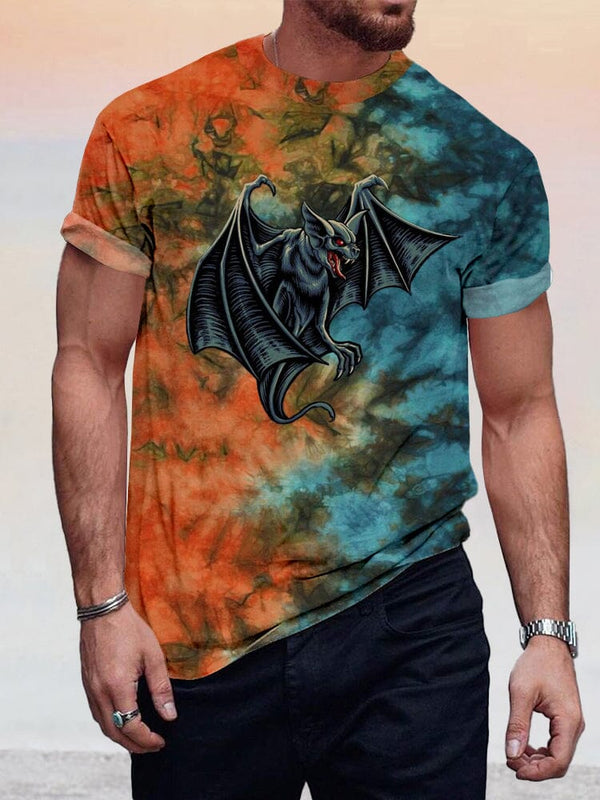 Creative Bat Printing T-shirt T-Shirt coofandystore PAT1 S 
