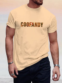 Cozy Basic Logo Print T-shirt