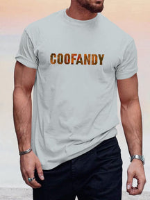 Cozy Basic Logo Print T-shirt