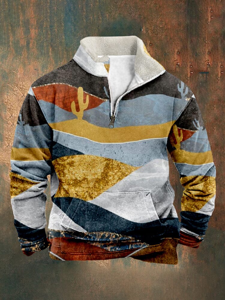 Stylish Retro Graphic Sweatshirt Hoodies coofandy PAT8 S 