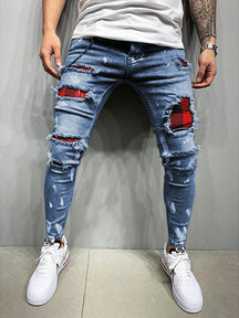 Slim Fit Stretchy Torn Jeans
