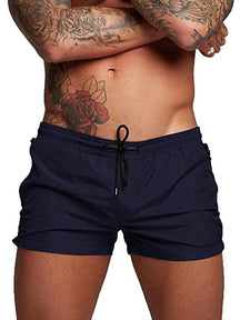 Coofandy Classic Slim Gym Sport Short (US Only) Shorts coofandy Navy Blue S 